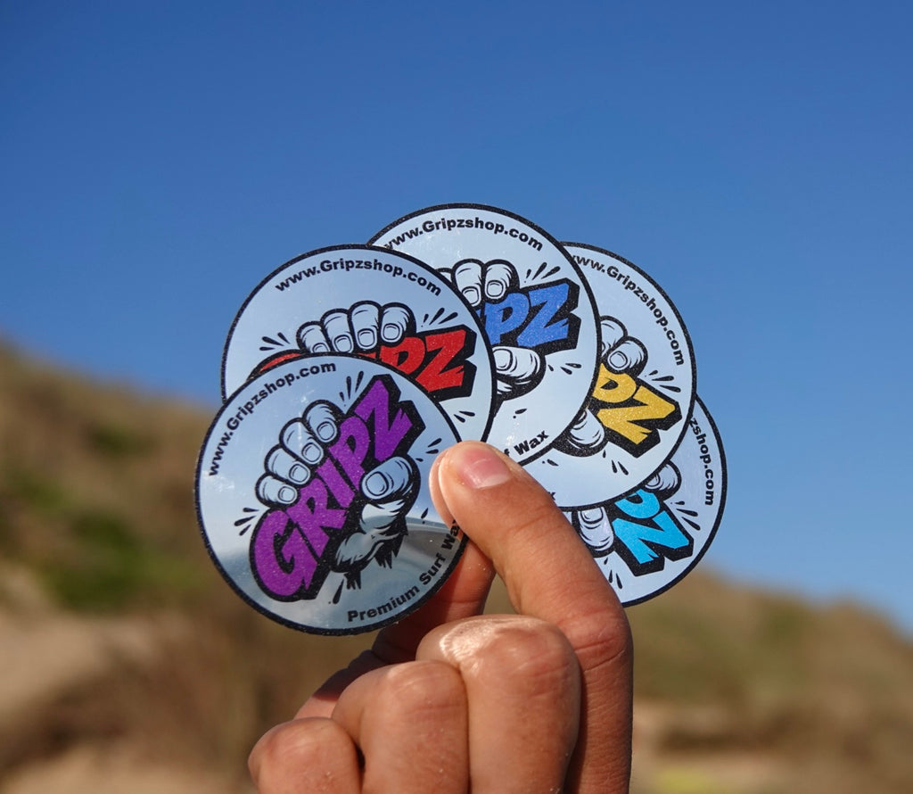 Gripz sticker 5 pack set